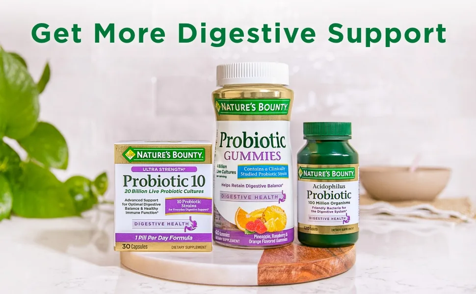 Nature's Bounty Acidophilus Probiotic 120 Tablets - image
