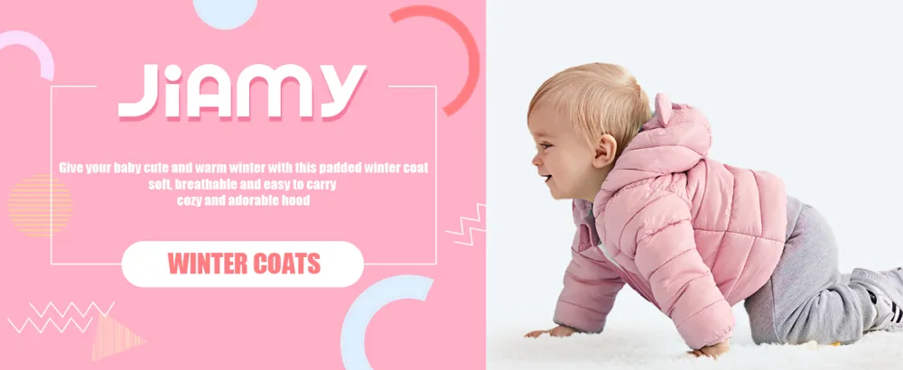 Baby Puffer Jacket Winter Hooded Coat Padded Jacket Lightweight Outerwear Outfits Blue 100cm C 2-3 Years - coat