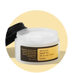 Cosrx Advanced Snail 92 All in One Cream 100 ml - repairing moisturizing COSRX snail 92 all in one repair cream Korean Skincare facial moisturizer