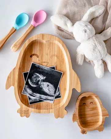 bamboo bamboo Baby and Toddler Suction Plate for Feeding and Weaning | Bamboo Fox Plate with Secure Suction | Suction Plates for Babies from 6 Months (Fox Yellow) - Bamboobamboo