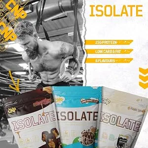 CNP Professional Isolate Premium Whey Protein Isolate 26g Protein 1.6kg & 900g 53/30 Servings 6 Great Tasting Flavours (Chocolate 900g) Chocolate 900g - CNP Isolate 900g