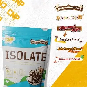 CNP Professional Isolate Premium Whey Protein Isolate 26g Protein 1.6kg & 900g 53/30 Servings 6 Great Tasting Flavours (Chocolate 900g) Chocolate 900g - CNP Professional Isolate