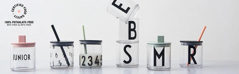 Design Letters Breakfast. Dinner. Lunch (Green) tritan One size One Size Green - Bowl - drinking glass