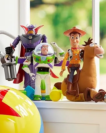 Disney Store Official Pluto Small Soft Toy 25cm/9 Iconic Cuddly Toy Character Features a Characterful Expression and Collar with Wording Suitable for All Ages - Toy Story