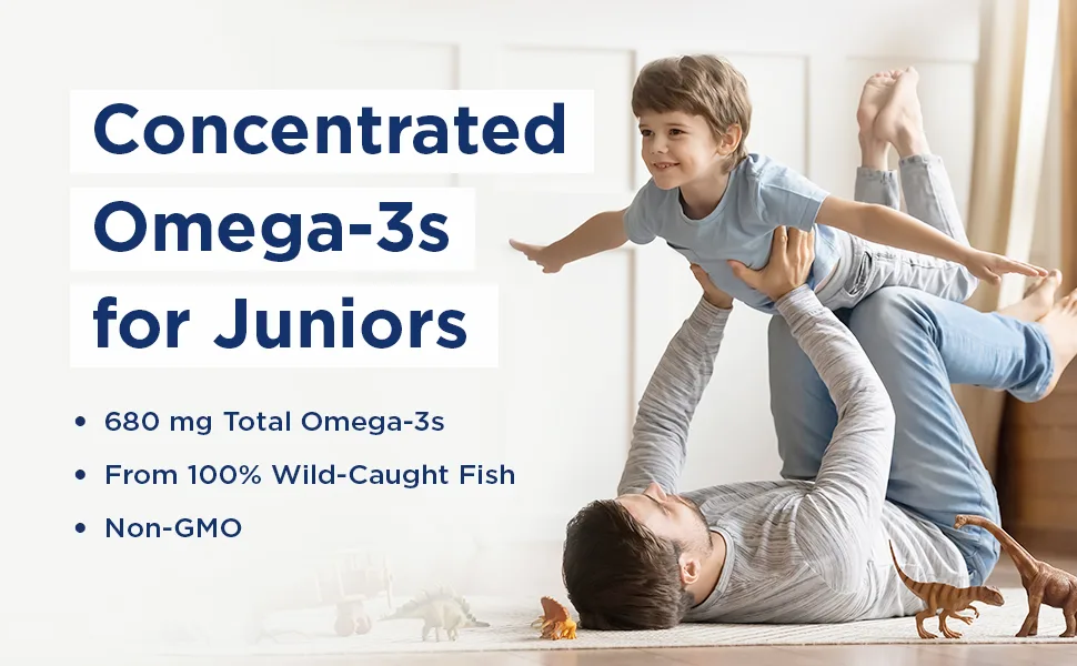 Nordic Naturals Ultimate Omega Junior Strawberry Mini Soft Gels 90 Count - image
