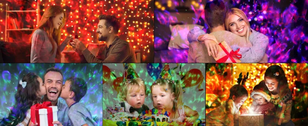 Galaxy Light Projector Star Projector with Remote Control 10 Change Colors Led Projector Light Built-in Bluetooth Music Speaker & Timer for Baby Ambiance Light Room Decor Festival Gift White - night light projector