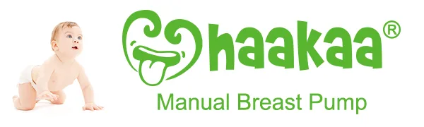 Haakaa Manual Breast Pump Milk Pump with Suction Base (5oz/150ml) 150 ml - Haakaa Silicone Breastpump with Suction Base 100% Food Grade Silicone BPA Free (4oz/100ml)