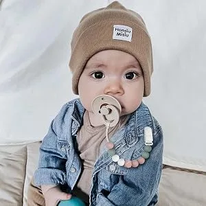 Kowlone Dummy Clips Boys Girls Soother Pacifier Chain Holder for Baby Unisex Newborn Dummies - dummy clips