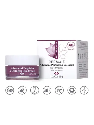 Derma E Advanced Peptides & Collagen Eye Cream  1/2 oz (14 g) - anti wrinkle cream
