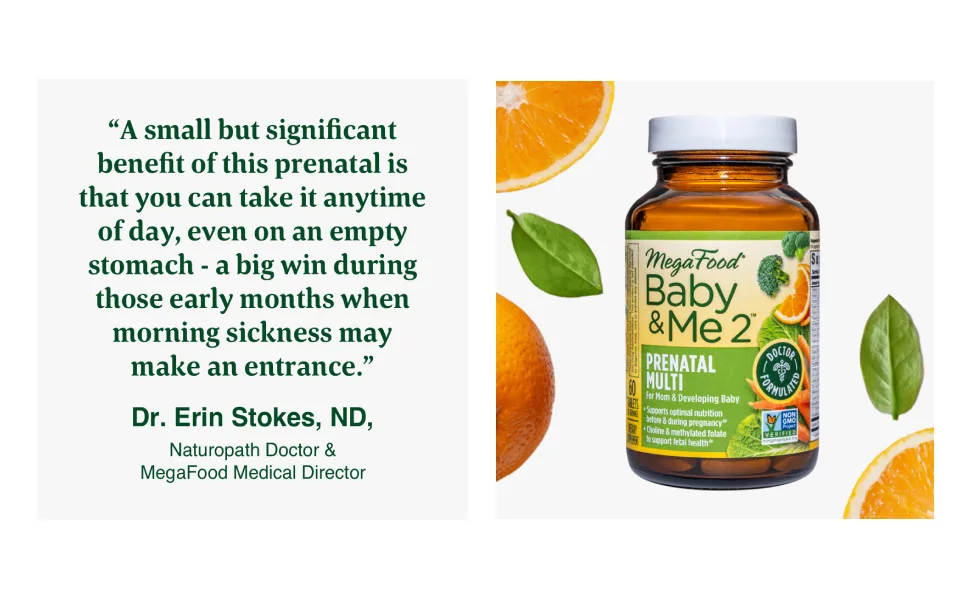 MegaFood Baby & Me 2 60 Tablets - product information 2