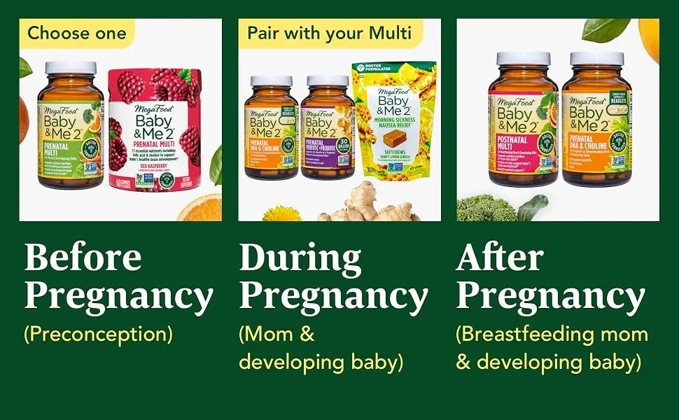 MegaFood Baby & Me 2 60 Tablets - MEGAFOOD