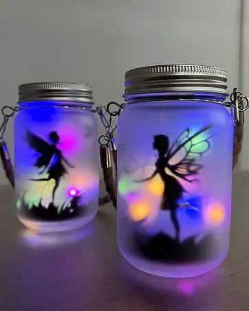 Mostof Fairy Night Light with Remote for Bedroom Touch Control Timer Rechargeable (Fairy-16 Colors) - solar lantern