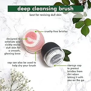 EcoTools Shower Cap & Case 1 Set - ecotools, deep cleansing, facial brush, exfoliating, storage cap, travel size