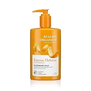 Avalon Organics Intense Defense With Vitamin C Cleansing Milk 8.5 fl oz (251 ml) - Main