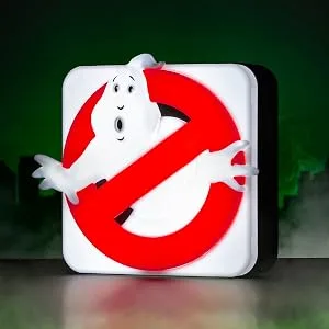 Numskull Ghostbusters 3D Lamp Wall Light Plastic - Ambient Lighting Gaming Accessory for Bedroom Home Study Office Work - Official Ghostbusters Merchandise 3D Ghostbusters - collectible