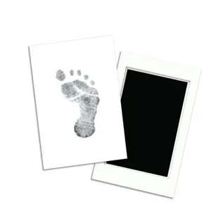 Pearhead Babyprints Rustic Frame Baby Keepsake Item Nursery D cor Baby Handprint And Footprint Rustic Wood Babyprints Frame Distressed Wood - print and pad