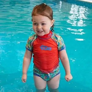 Pop in Swim Nappy (Small Monster Herman) - Turtle,turtle,diaper,swimsuit,anti-escape,close