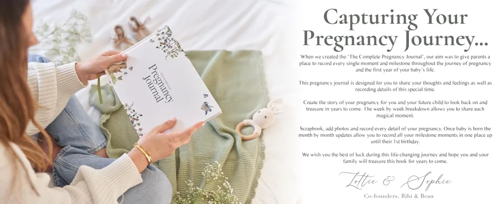 Pregnancy Journal and Memory Book Gift Pregnancy Diary for Expecting New Mums - Includes Calendar Scrapbook Checklist and Organiser (Forest) - pregnancy book
