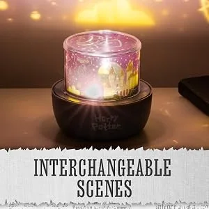 Projection Light - Harry Potter Hogwarts and Quidditch Interchangeable Scenes Night Light and Decoration for Walls and Ceiling - Interchangeable scenes