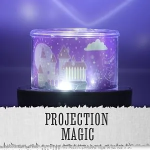 Projection Light - Harry Potter Hogwarts and Quidditch Interchangeable Scenes Night Light and Decoration for Walls and Ceiling - Projection Magic