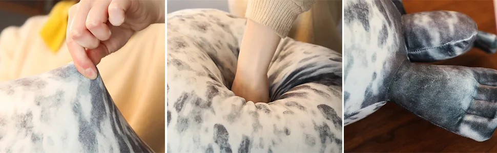 RUNYA Blob Seal Pillow Cute Chubby Seal Plush Toy Stuffed Animals S(11.8in) Style-a - product information 15