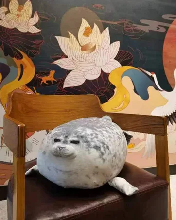 RUNYA Blob Seal Pillow Cute Chubby Seal Plush Toy Stuffed Animals S(11.8in) Style-a - product information 7