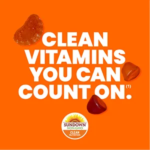 Sundown Naturals Multivitamin Gummies Grape Orange & Cherry Flavored 120 Gummies - unspecified