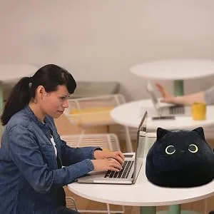Tocwick 40 28cm Cat Plush Toys Stuffed Animals Gifts Cute Pillows Cotton Car Home Decorations Black - product information 27