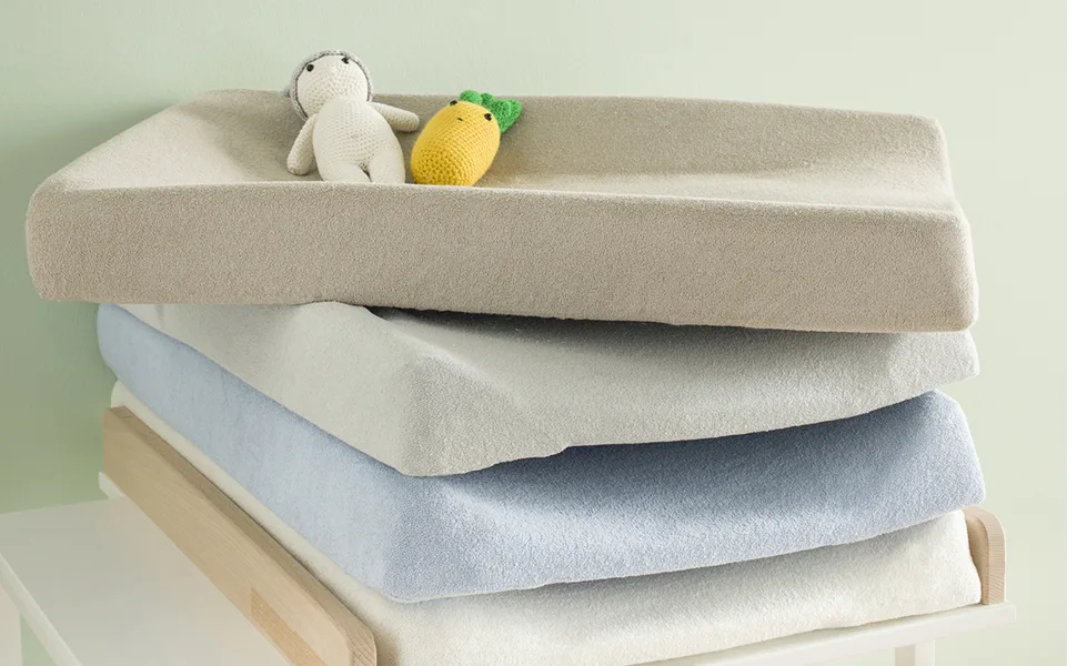 BabyCalin Sponge Changing Pad Cover Grey 50 x 70 cm - Changing mat cover.