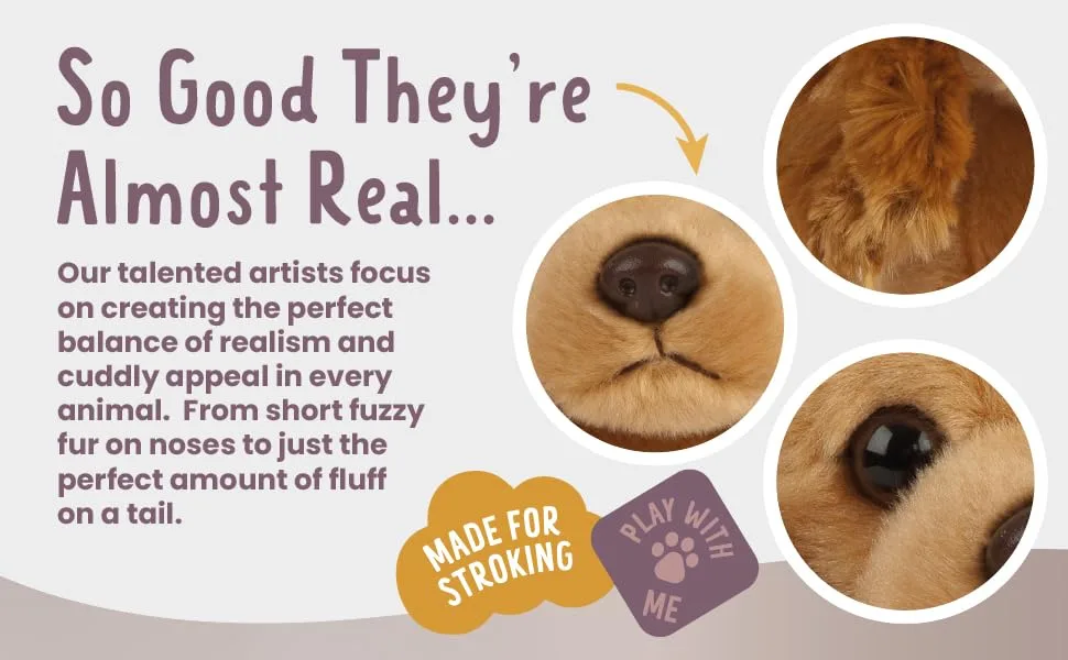 Living Nature Soft Toy - Cocker Spaniel Puppy (16cm) Cocker Spaniel 16cm Puppy - Living Nature Realistic Cocker Spaniel Puppy Soft Plush Toy