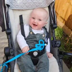 Matchstick Monkey Antimicrobial Silicone Multi-Use Product Holder Strap for Teether Bottle and More in Stroller Car and Highchair 3 Months Old+ 55 cm Mint Green 1 Multi-Use Product Holder Mint Green - Matchstick Monkey Multi-Use Product Holder