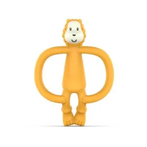 Matchstick Monkey Antimicrobial Silicone Teether & Gel Applicator Easy To Grip BPA Free 3 Months Old+ 11 cm Ludo Lion Ludo Lion 3 Months Old+ 1 Animal Teether - LLT2