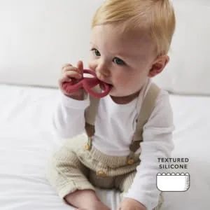 Matchstick Monkey Antimicrobial Silicone Teether & Gel Applicator Easy To Grip BPA Free 3 Months Old+ 11 cm Red Monkey Red Monkey 3 Months Old+ 1 Monkey Teether - MTR4