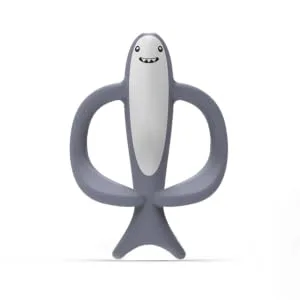 Matchstick Monkey Antimicrobial Silicone Teether & Gel Applicator Easy To Grip BPA Free 3 Months Old+ 11 cm Shreddy Shark Shreddy Shark 3 Months Old+ 1 Animal Teether - product information 2