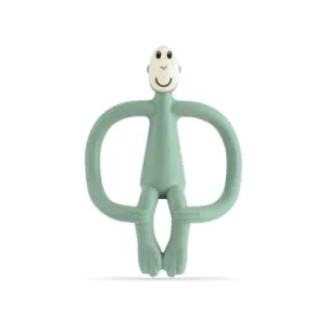 Matchstick Monkey Original Teether & Gel Applicator Silicone Easy To Grip BPA Free 3 Months Old+ 10.5 cm Mint Green Monkey Mint Green Monkey 3 Months Old+ 1 Original Monkey Teether - OMTMG2