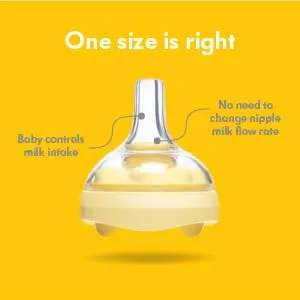 Medela Calma Bottle 250 ml | Baby Bottle Teat for use with Medela collection bottles | Made without BPA | Air-Vent System - product information 2