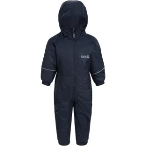 Regatta Kids Childrens Splosh III Waterproof Puddle Suit Navy 6-12 Months - product information 2