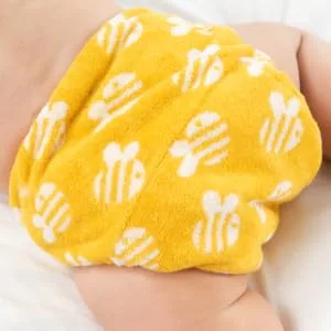 TotsBots Bamboozle Reusable Nappy - Eco-Friendly Reusable Nappies for Babies & Toddlers - Made from Bamboo - Bumble Size 1 (0-15lbs) - B(5)