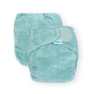 TotsBots Bamboozle Reusable Nappy - Eco-Friendly Reusable Nappies for Babies & Toddlers - Made from Bamboo - Moss Size 1 (0-15lbs) - BM (2)