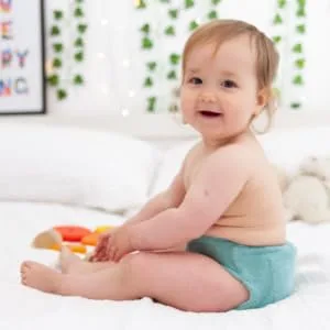 TotsBots Bamboozle Reusable Nappy - Eco-Friendly Reusable Nappies for Babies & Toddlers - Made from Bamboo - Moss Size 1 (0-15lbs) - BM (5)