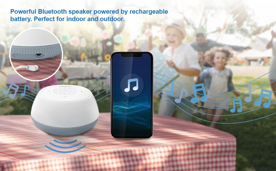 VTech BC8213 V-Hush Junior Sleep Training Soother with 40 Stories/Songs/Sounds & Record Your own Voice. Portable Bluetooth HD Speaker 250+ Multi-Colour Night Light Ceiling Projector - BC8213