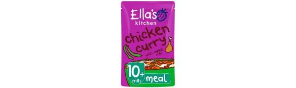 Ella's Kitchen Chicken Curry + Veg Rice 190g large Chicken Curry + Veg - product information 1