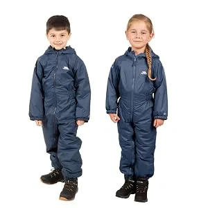 Trespass Kids' Waterproof Drip Drop Outdoor Rain Suit 5-6 Years Navy - product information 2