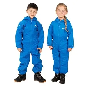 Trespass Kids' Waterproof Drip Drop Outdoor Rain Suit Size 12/18 Cobalt - product information 2