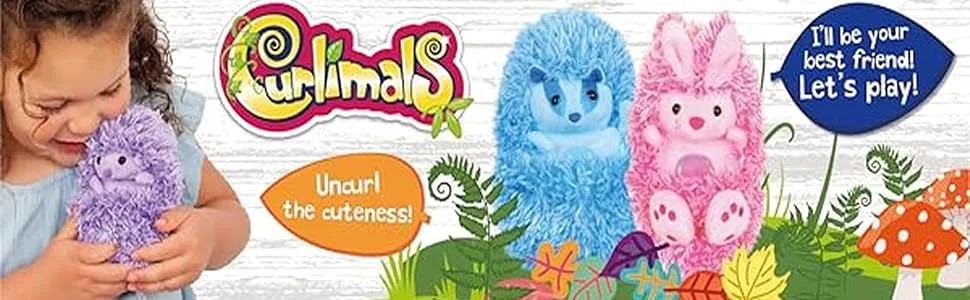 Curlimals Lucie Ladybird Interactive Ladybird Soft Toy with over 50 Sounds & Reactions Responds to Touch 3+yrs - Curlimals Core Banner