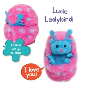Curlimals Lucie Ladybird Interactive Ladybird Soft Toy with over 50 Sounds & Reactions Responds to Touch 3+yrs - Lucie Ladybird Twin image