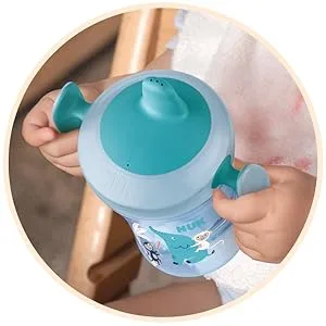 NUK Trainer Cup Sippy Cup | Leak-Proof Soft Drinking Spout | 6+ Months | BPA-Free | 230ml | Hearts (Neutral) Heart (Neutral) - product information 5