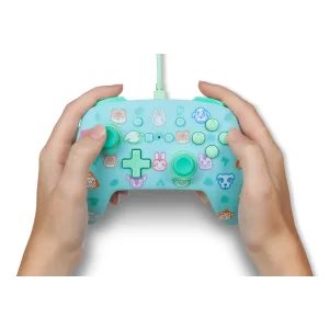 PowerA Enhanced Wired Controller for Nintendo Switch Animal Crossing Gamepad Wired Video Game Controller Gaming Controller Animal Crossing New Horizons - image