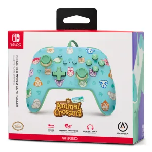 PowerA Enhanced Wired Controller for Nintendo Switch Animal Crossing Gamepad Wired Video Game Controller Gaming Controller Animal Crossing New Horizons - image