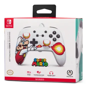 PowerA Enhanced Wired Controller for Nintendo Switch - Fireball Mario - image